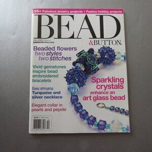 Bead and Button Magazine Creative Ideas For The Art of Beads, Jewelry Dec 2004